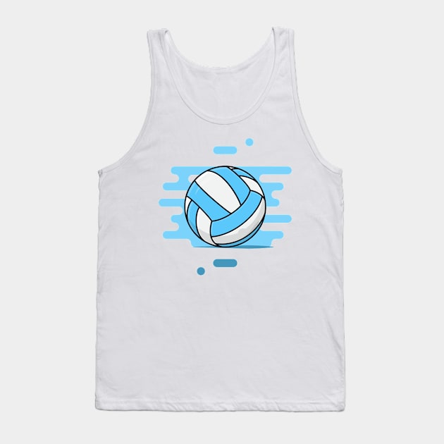 Volleyball Ball Tank Top by acidmit